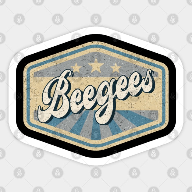 vintage bee gees Sticker by KOKOS PAPA